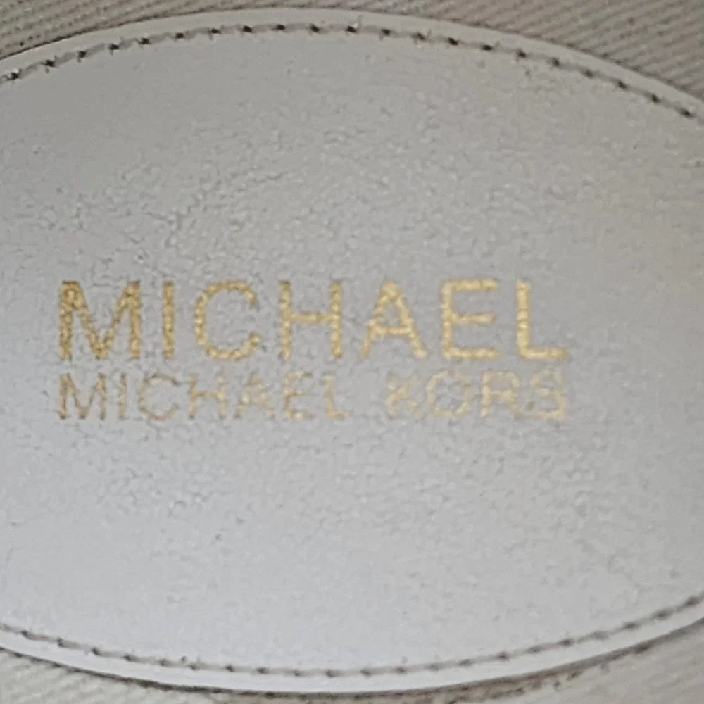 Michael Kors Straw‎ Woven Lace Up Fruit Patch Shoes Womens 9.5 Poppy Platform